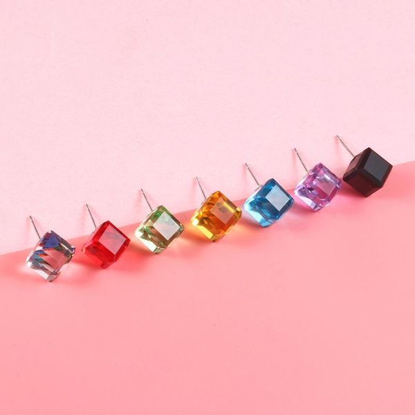 stud women trendy earrings square cute female small colorful ear studs minimalist crystal stone 4/6/8mm fashion jewelry gifts, Golden;silver
stud women trendy earrings square cute female small colorful ear studs minimalist crystal stone 4/6/8mm fashion jewelry gifts, Golden;silver
