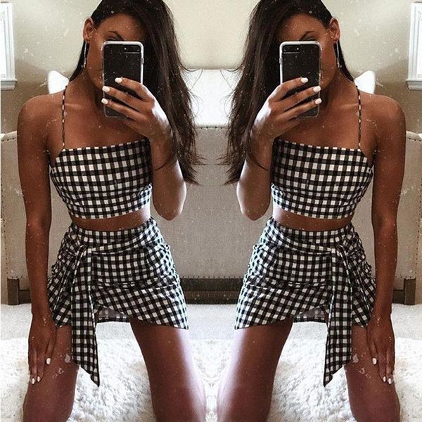 fashion ladies summer women bodycon 2 piece crop skirt outfit set party club skirts, Black
fashion ladies summer women bodycon 2 piece crop skirt outfit set party club skirts, Black