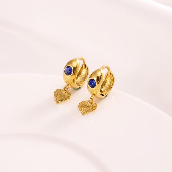 hoop & huggie 2021 fashion classic heart earring gold color green/blue zircon earrings for women jewelry gifts, Golden;silver
hoop & huggie 2021 fashion classic heart earring gold color green/blue zircon earrings for women jewelry gifts, Golden;silver