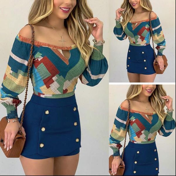 autumn fashion off shoulder women shirt hollow out printed lantern sleeve blouse crop long, White
autumn fashion off shoulder women shirt hollow out printed lantern sleeve blouse crop long, White