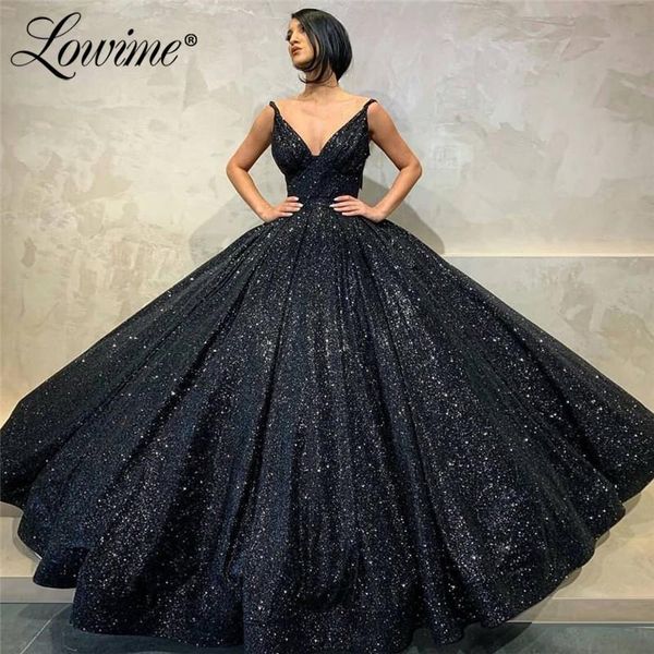 party dresses arabic dubai black evening formal spaghetti straps pleats glitter prom gowns ruffle long 2021 custom made, White;black 
party dresses arabic dubai black evening formal spaghetti straps pleats glitter prom gowns ruffle long 2021 custom made, White;black