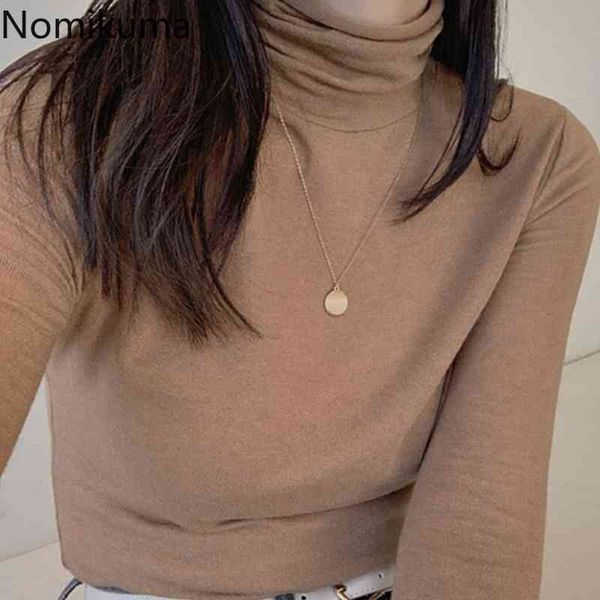 nomikuma autumn winter thin turtleneck basic pullover korean solid slim long sleeve women sweater 6c921 210427, White;black
nomikuma autumn winter thin turtleneck basic pullover korean solid slim long sleeve women sweater 6c921 210427, White;black