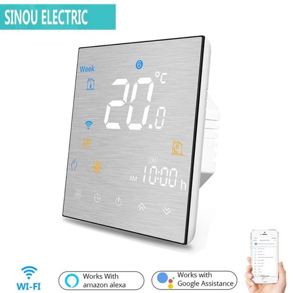 smart home control temperature controller for water / electric floor heating gas boiler works with alexa google homewifi thermostat
smart home control temperature controller for water / electric floor heating gas boiler works with alexa google homewifi thermostat