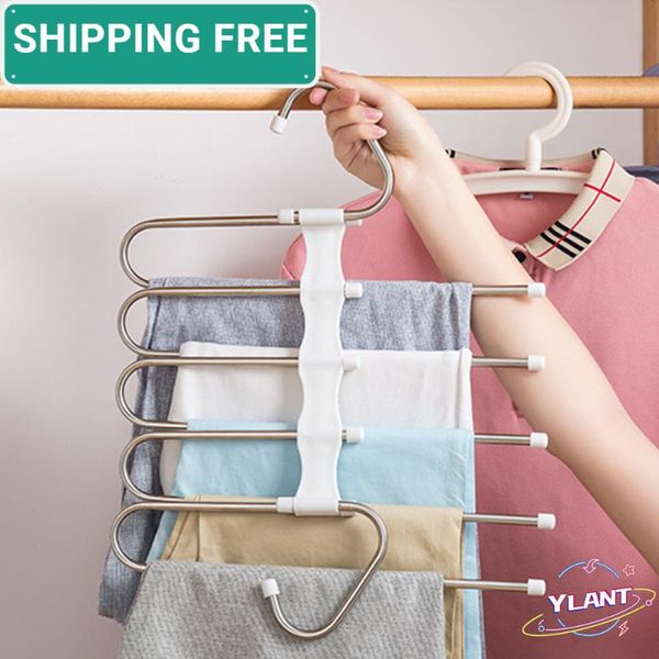 hangers & racks swt stainless steel wardrobe trouser hanger closet organizer coat storage 5 in 1 pant rack multifunction clothes shelves
hangers & racks swt stainless steel wardrobe trouser hanger closet organizer coat storage 5 in 1 pant rack multifunction clothes shelves