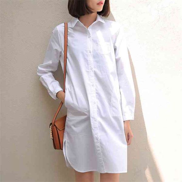2 colors s-4xl large size long shirts for women bf boyfriend style brief collar loose fashion casual oversize blouse, White
2 colors s-4xl large size long shirts for women bf boyfriend style brief collar loose fashion casual oversize blouse, White