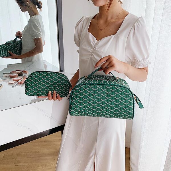 cosmetic bags & cases womens bag simple fashion double zipper solid color portable toiletry storage makeup set
cosmetic bags & cases womens bag simple fashion double zipper solid color portable toiletry storage makeup set