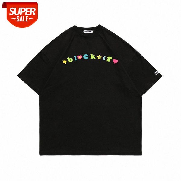 color letter printing short-sleeved t-shirt men's street fun loose round neck half-sleeved summer fluid shirt #fw2w, White;black
color letter printing short-sleeved t-shirt men's street fun loose round neck half-sleeved summer fluid shirt #fw2w, White;black
