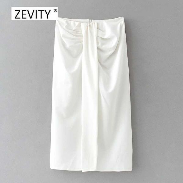 zevity women fashion black white color knotted split casual slim a line skirt faldas mujer ladies chic back zipper skirts qun687 210603
zevity women fashion black white color knotted split casual slim a line skirt faldas mujer ladies chic back zipper skirts qun687 210603