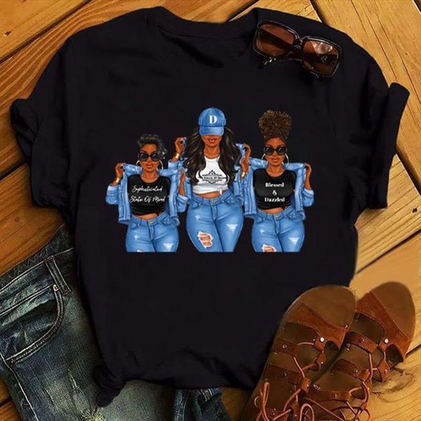 Fashion And Women Black Girl Men Tops Print Magic Summer Short Sleeve Ladies Shirts 90s Ulzzang Casual Round Neck Tee, White;black
Fashion And Women Black Girl Men Tops Print Magic Summer Short Sleeve Ladies Shirts 90s Ulzzang Casual Round Neck Tee, White;black