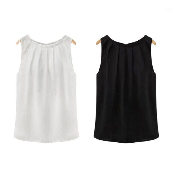 women's blouses & shirts plus size xxxl blusas women tropical fold sleeveless chiffon ladies casual clothing roupas femininas, White
women's blouses & shirts plus size xxxl blusas women tropical fold sleeveless chiffon ladies casual clothing roupas femininas, White