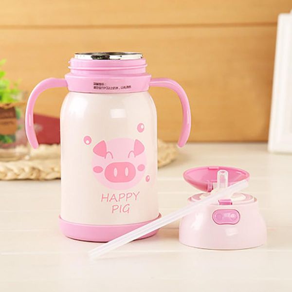 350ml children's straw handle vacuum flask cartoon little pig maternal and infant water cup 304 stainless steel bot bottles
350ml children's straw handle vacuum flask cartoon little pig maternal and infant water cup 304 stainless steel bot bottles
