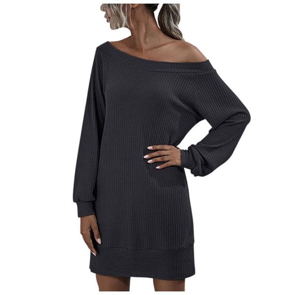 casual dresses dress women's clothing appliques woman solid color long sleeve strapless shoulder knit es women, Black;gray
casual dresses dress women's clothing appliques woman solid color long sleeve strapless shoulder knit es women, Black;gray