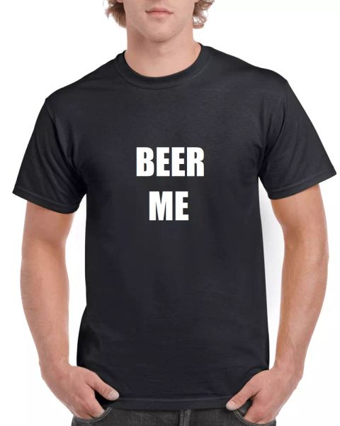 beer me t-shirt bartender frat party birthday college funny black tshirt, White;black
beer me t-shirt bartender frat party birthday college funny black tshirt, White;black