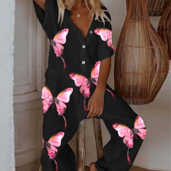 2011women elegant cartoon skull print jumpsuit 2021 spring summer casual button loose overalls bodysuit short sleeve romper playsuit, Black;white
2011women elegant cartoon skull print jumpsuit 2021 spring summer casual button loose overalls bodysuit short sleeve romper playsuit, Black;white