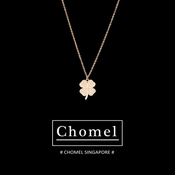 singapore chimel necklace women's simple and versatile four leaf grass moonstone chain design accessories, Black
singapore chimel necklace women's simple and versatile four leaf grass moonstone chain design accessories, Black