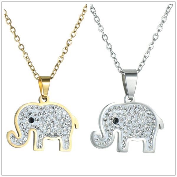 pendant necklaces national style cute elephant zircon full crystal necklace female charm party birthday jewelry, Silver 
pendant necklaces national style cute elephant zircon full crystal necklace female charm party birthday jewelry, Silver