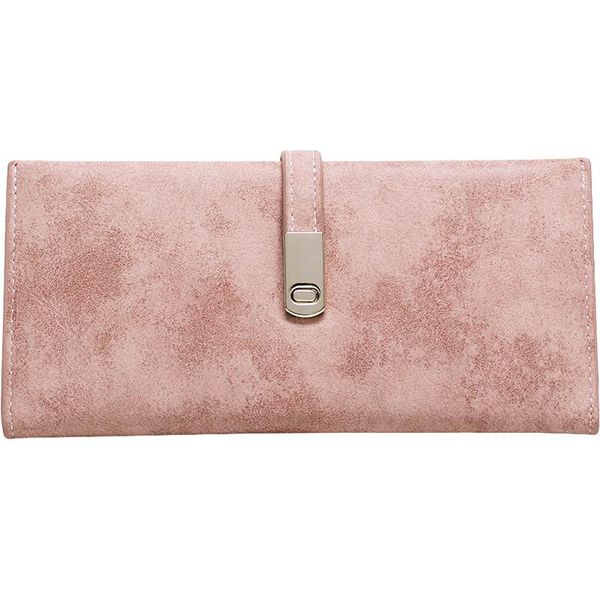 wallets 2021 long wallet women matte pink leather lady coin purse clutch designer luxury female card holder carteras, Red;black
wallets 2021 long wallet women matte pink leather lady coin purse clutch designer luxury female card holder carteras, Red;black