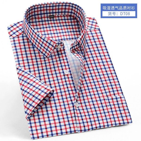 men's casual shirts 2021business plaid short sleeve shirt classic cotton-blend loose, White;black
men's casual shirts 2021business plaid short sleeve shirt classic cotton-blend loose, White;black