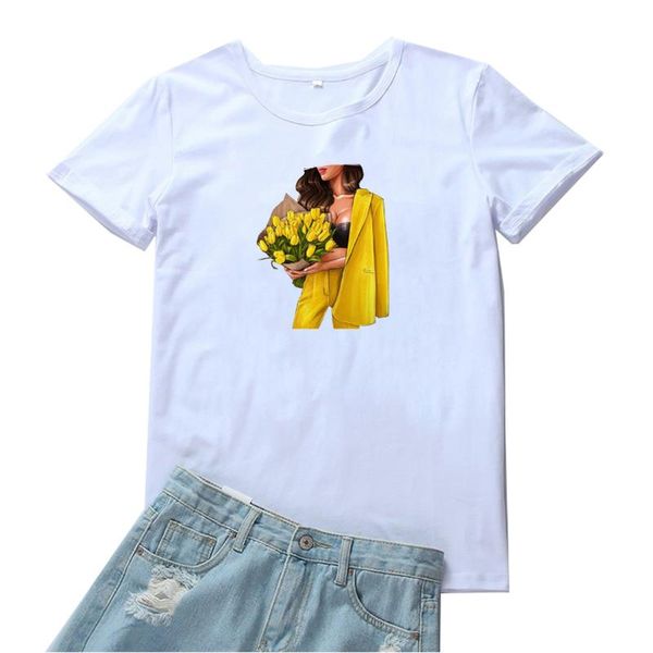 women's t-shirt beautiful black girl tshirt women aesthetic printing pattern t shirts cotton loose tee vintage camiseta mujer, White
women's t-shirt beautiful black girl tshirt women aesthetic printing pattern t shirts cotton loose tee vintage camiseta mujer, White
