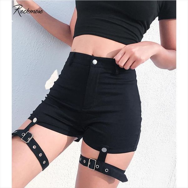 black gothic detachable denim womens shorts mini cotton punk style pants female casual streetwear clubwear, White;black
black gothic detachable denim womens shorts mini cotton punk style pants female casual streetwear clubwear, White;black