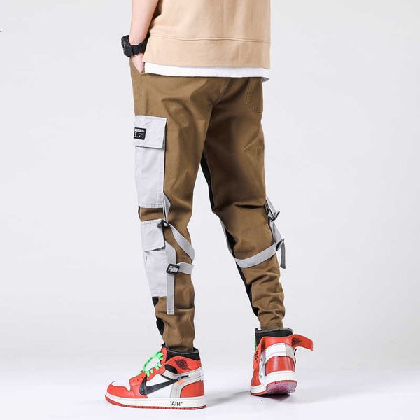 men's pants pant men tactical hip hop solid color patchwork elastic waist male ankle-length jogger trouser zsyu, Black
men's pants pant men tactical hip hop solid color patchwork elastic waist male ankle-length jogger trouser zsyu, Black