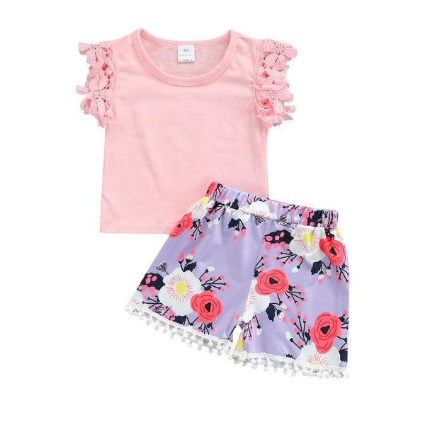 clothing sets baby girls clothes set, solid color sleeveless o-neck t-shirt + floral print short pants with tassels 6m-5t, White
clothing sets baby girls clothes set, solid color sleeveless o-neck t-shirt + floral print short pants with tassels 6m-5t, White