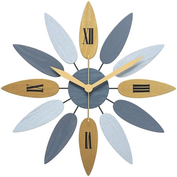 wall clocks large modern clock 20 inch art clock, leaf shape silent quartz movement for decorating living room
wall clocks large modern clock 20 inch art clock, leaf shape silent quartz movement for decorating living room