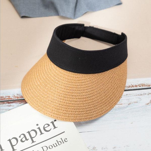 wide brim hats women straw sun visor caps adults summer foldable uv protection hat for running jogging hiking female beach, Blue;gray
wide brim hats women straw sun visor caps adults summer foldable uv protection hat for running jogging hiking female beach, Blue;gray