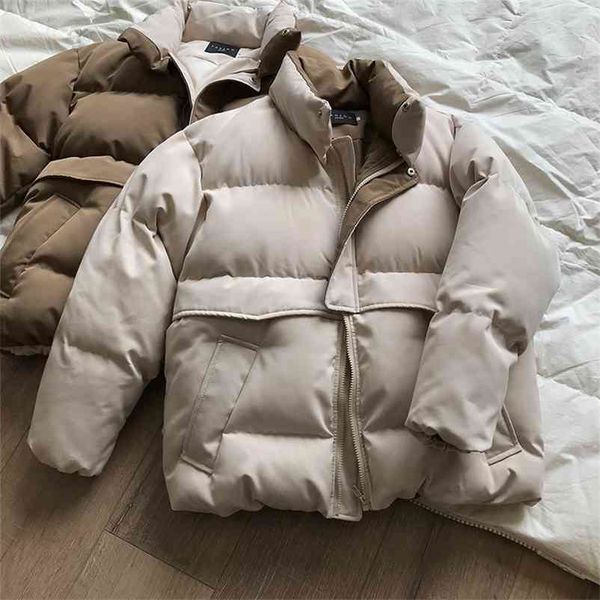 women thick winter coat stand collar jacket oversize loose outerwear female casaco feminino parkas 053c 210420, Black
women thick winter coat stand collar jacket oversize loose outerwear female casaco feminino parkas 053c 210420, Black