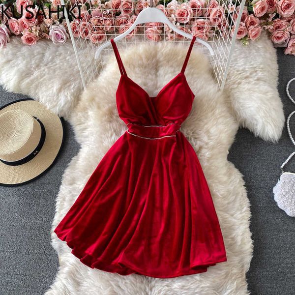 spring velour women sling dress korean sleeveless v-neck elegant slim waist dresses a-line mini vestido 6f552 210603, Black;gray
spring velour women sling dress korean sleeveless v-neck elegant slim waist dresses a-line mini vestido 6f552 210603, Black;gray