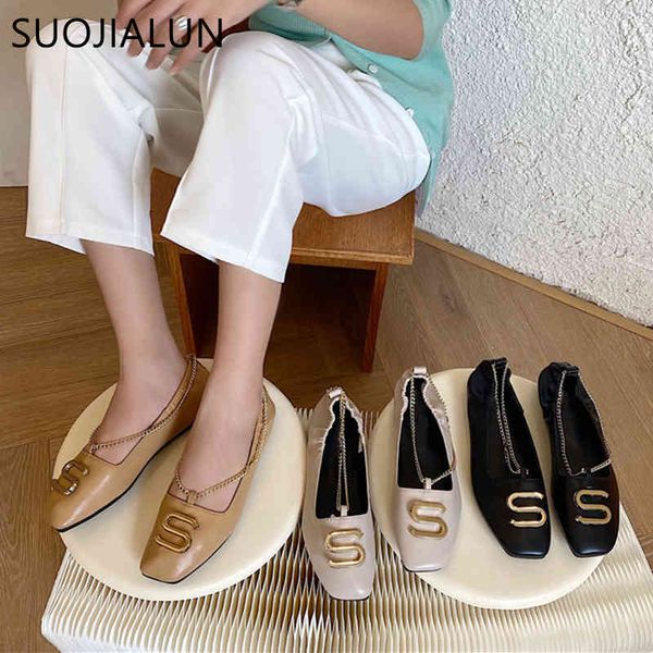 suojialun new 2019 spring fashion women's square toe metal buckle flat shoes soft leather shallow mouth woman ballet flats loafe c0330, Black
suojialun new 2019 spring fashion women's square toe metal buckle flat shoes soft leather shallow mouth woman ballet flats loafe c0330, Black