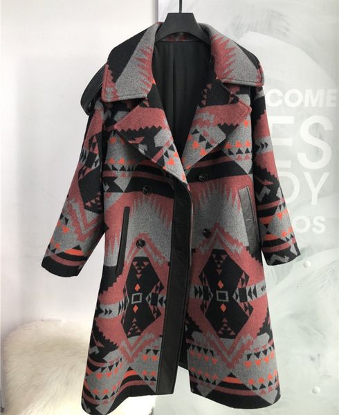 women's jackets high-end suit collar vintage cashmere coat woman autumn winter overknee thick warm double breasted wool with belt, Black;brown 
women's jackets high-end suit collar vintage cashmere coat woman autumn winter overknee thick warm double breasted wool with belt, Black;brown