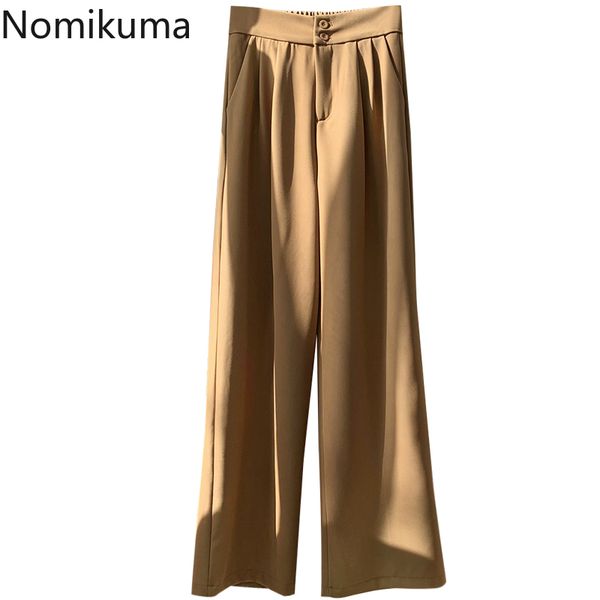 nomikuma spring causal elegant suit pants korean solid high waist long trousers new fashion wide leg pants feminimos 6e348 210427, Black;white
nomikuma spring causal elegant suit pants korean solid high waist long trousers new fashion wide leg pants feminimos 6e348 210427, Black;white