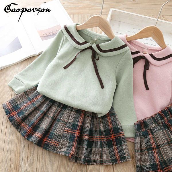 toddler girl clothes set long sleeve sweater and skirt two pcs clothing suit for kids baby sweet sets basic clothes 210715, White
toddler girl clothes set long sleeve sweater and skirt two pcs clothing suit for kids baby sweet sets basic clothes 210715, White