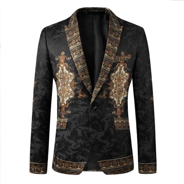 luxury black gold men blazer placement gentleman jacquard paisleyjacket banquet wedding groom outfit stylish men's suits & blazers, White;black
luxury black gold men blazer placement gentleman jacquard paisleyjacket banquet wedding groom outfit stylish men's suits & blazers, White;black