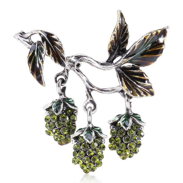 factory new small fresh accessories fashion crystal fruit grape brooch simple men's and women's versatile pin christmas
factory new small fresh accessories fashion crystal fruit grape brooch simple men's and women's versatile pin christmas