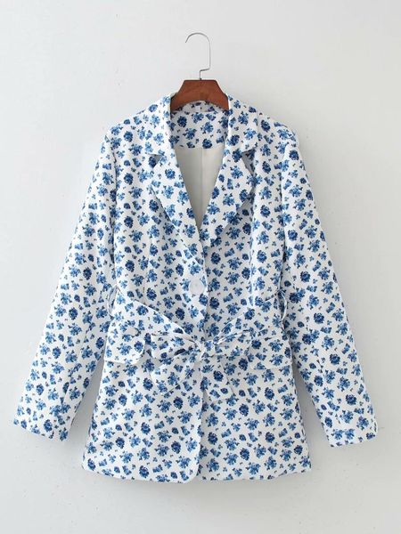women's suits & blazers 2021 fashion women blue floral blazer coat with slash vintage notched collar pocket female casual chic, White;black
women's suits & blazers 2021 fashion women blue floral blazer coat with slash vintage notched collar pocket female casual chic, White;black