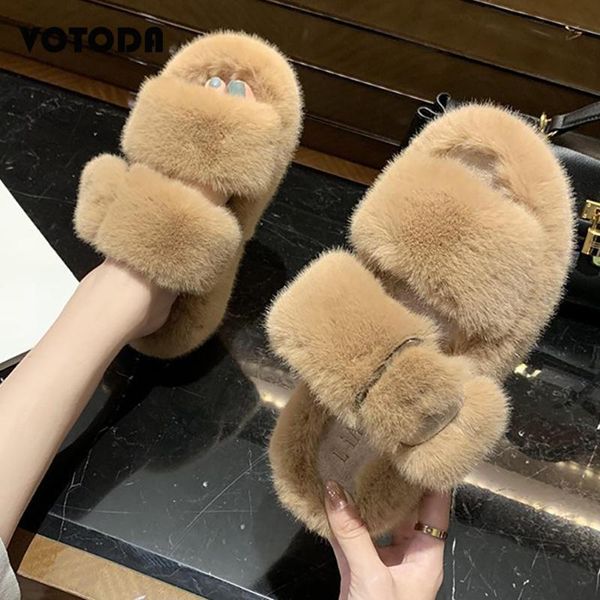 women's faux fur slippers indoor warm plush flats home shoes female slip on furry fashion brand designers slides women, Black
women's faux fur slippers indoor warm plush flats home shoes female slip on furry fashion brand designers slides women, Black