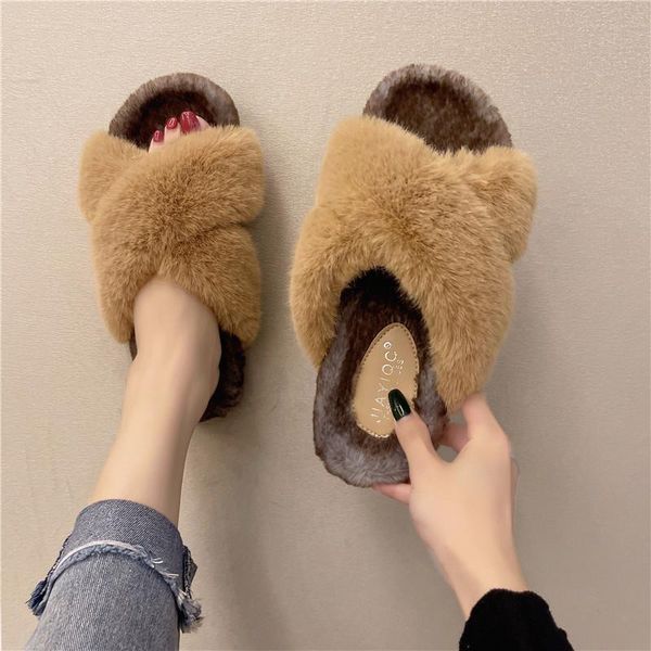 slippers fur shoes ladies' platform flock low slipers women luxury slides plush massage flat 2021 designer fashion basic with fu, Black
slippers fur shoes ladies' platform flock low slipers women luxury slides plush massage flat 2021 designer fashion basic with fu, Black