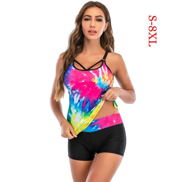one-piece suits tankini 2021 two piece plus size 8xl swimsuit women with shorts colorful swimwear female bathing suit mayo beach bathers mai
one-piece suits tankini 2021 two piece plus size 8xl swimsuit women with shorts colorful swimwear female bathing suit mayo beach bathers mai