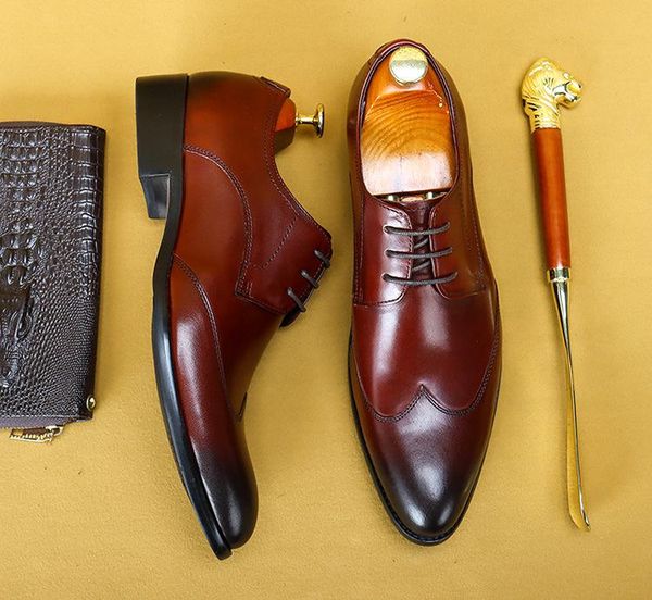 italian handmade oxford dress shoes men genuine cow leather suit gents footwear wedding formal male zapatos, Black
italian handmade oxford dress shoes men genuine cow leather suit gents footwear wedding formal male zapatos, Black