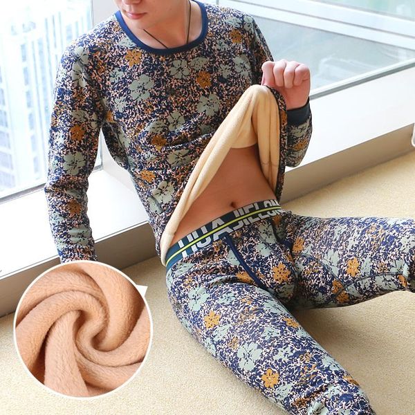 men's sleepwear a suit of print o-neck fashion thermal autumn underwear cotton breathable slim set long johns hj517/617, Black;brown
men's sleepwear a suit of print o-neck fashion thermal autumn underwear cotton breathable slim set long johns hj517/617, Black;brown