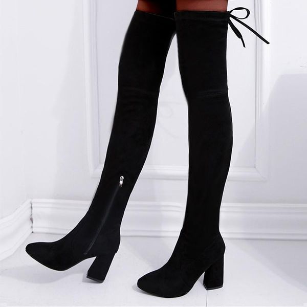 boots busy gril ml9136 over the knee thick heel 2021 autumn and winter high tube was thin side zipper stretch, Black
boots busy gril ml9136 over the knee thick heel 2021 autumn and winter high tube was thin side zipper stretch, Black