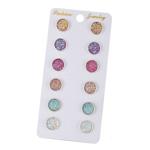 studs earrings korean version small fresh inlaid diamond 6 pairs of combination set cycle high end fashion popular ear accessories, Golden;silver
studs earrings korean version small fresh inlaid diamond 6 pairs of combination set cycle high end fashion popular ear accessories, Golden;silver