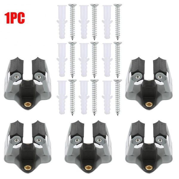 hooks & rails 5pcs mop and broom holder wall mounted garden storage rack (grey with random screws color) holders racks
hooks & rails 5pcs mop and broom holder wall mounted garden storage rack (grey with random screws color) holders racks