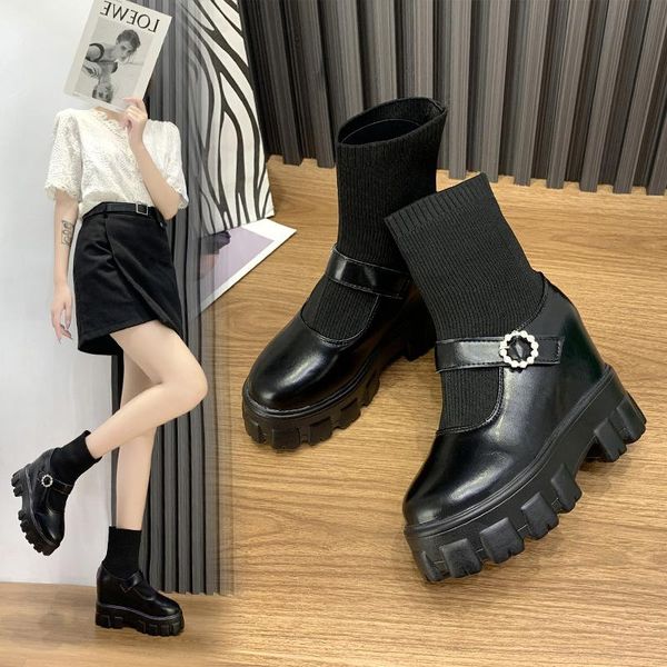 boots 2021 leather shoes women stretch round toe solid colors buckle super high heels ankle lady, Black
boots 2021 leather shoes women stretch round toe solid colors buckle super high heels ankle lady, Black