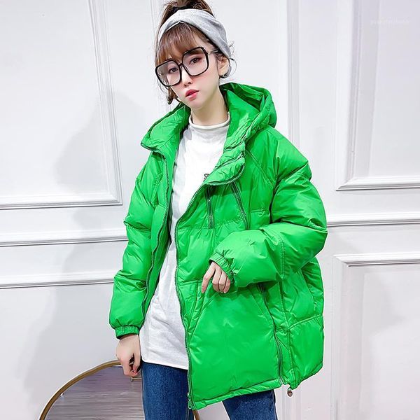 winter women's jacket double zipper bright white duck down coat warm hooded female parka candy colors loose outerwear & parkas, Black
winter women's jacket double zipper bright white duck down coat warm hooded female parka candy colors loose outerwear & parkas, Black