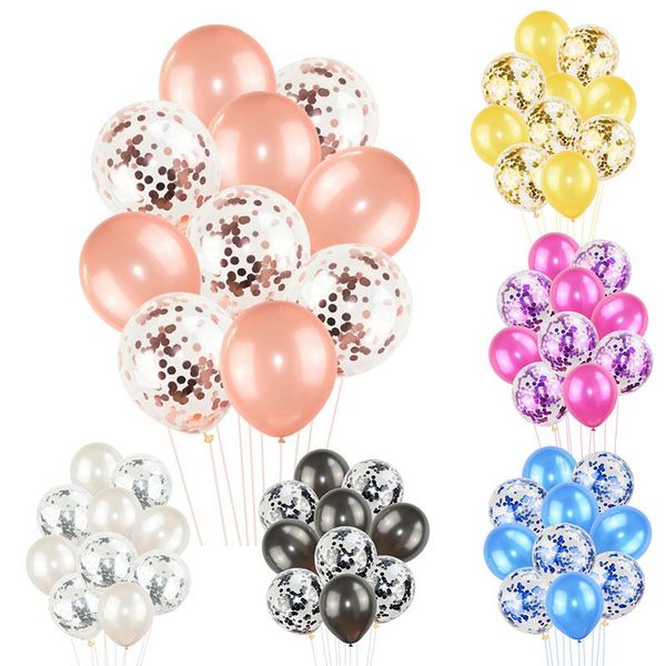 10pcs/lot 12inch latex balloons and colored confetti birthday party decorations rose gold wedding decoration helium ballon
10pcs/lot 12inch latex balloons and colored confetti birthday party decorations rose gold wedding decoration helium ballon