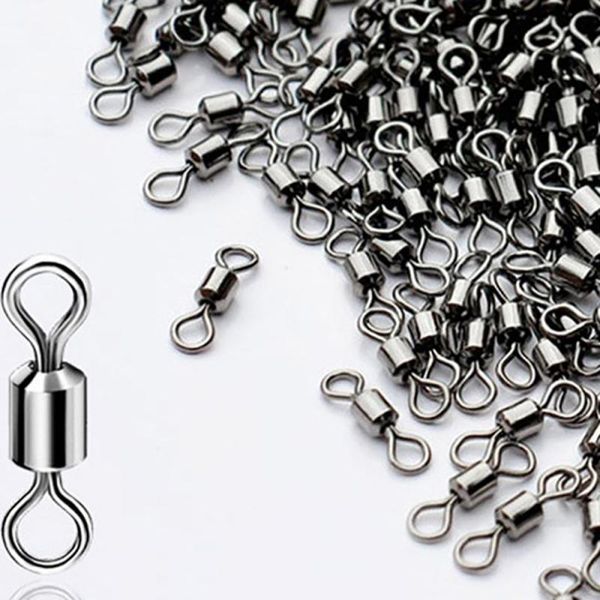 fishing hooks 100pcs connector ball bearing swivel solid ring barrel rolling lure goods for sea tool
fishing hooks 100pcs connector ball bearing swivel solid ring barrel rolling lure goods for sea tool