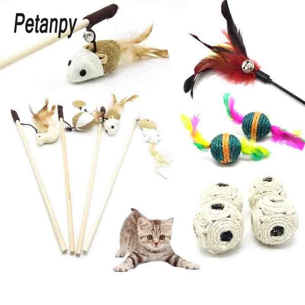 cat toys pet toy teaser multi bird feather mouse fish ball goods for cats catcher stick supplies
cat toys pet toy teaser multi bird feather mouse fish ball goods for cats catcher stick supplies